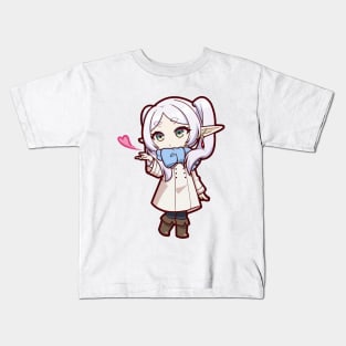 Frieren - Flying Kiss Kids T-Shirt